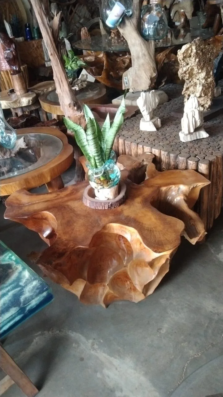 Coffee Table Cekrek + Glass 80x45