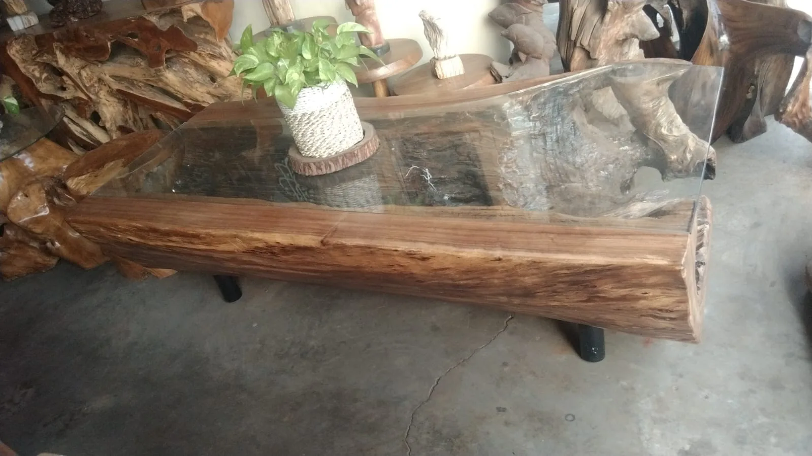 Coffee Table Natural 180x60/75