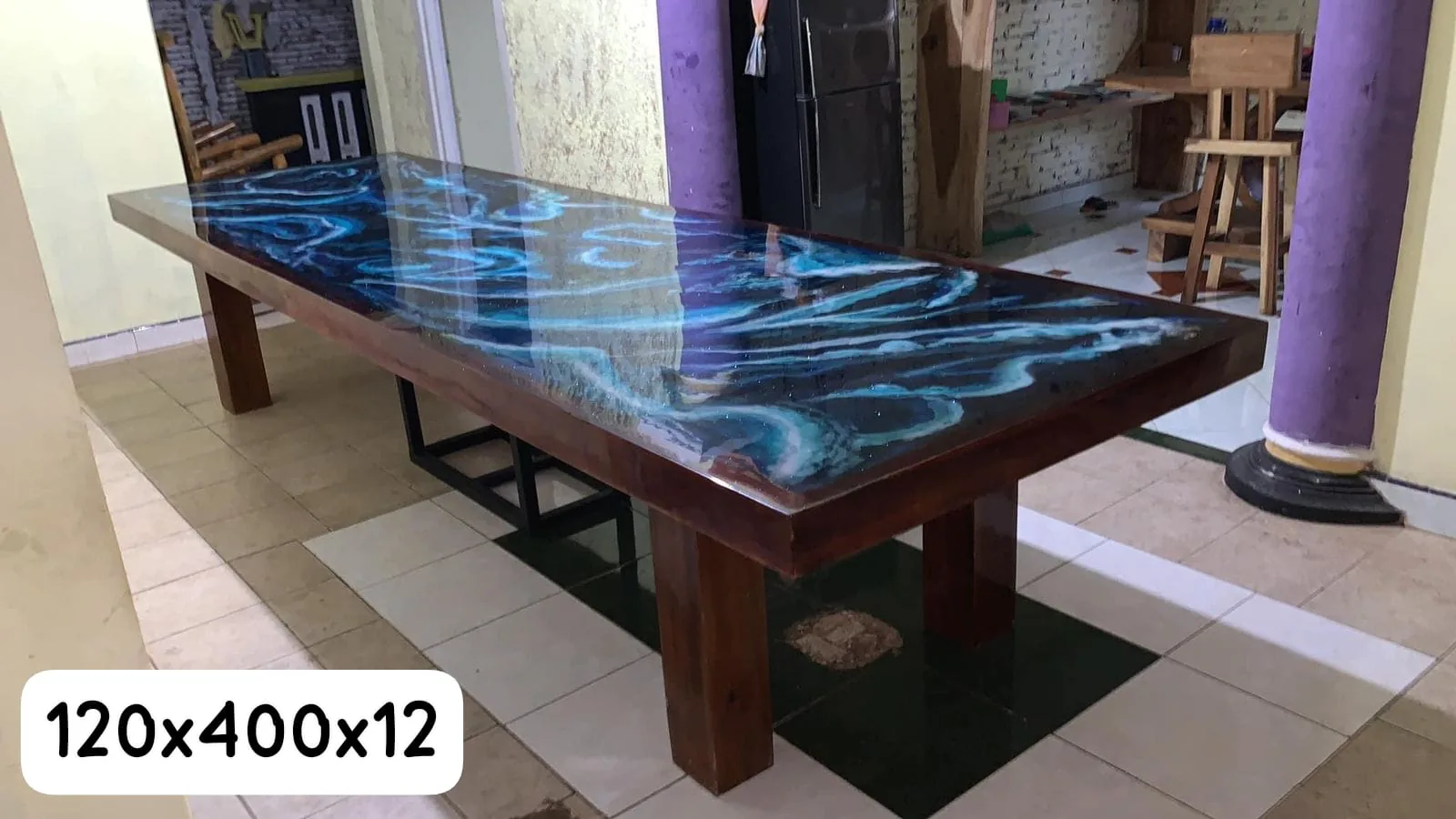 Dining Table 400x120x12
